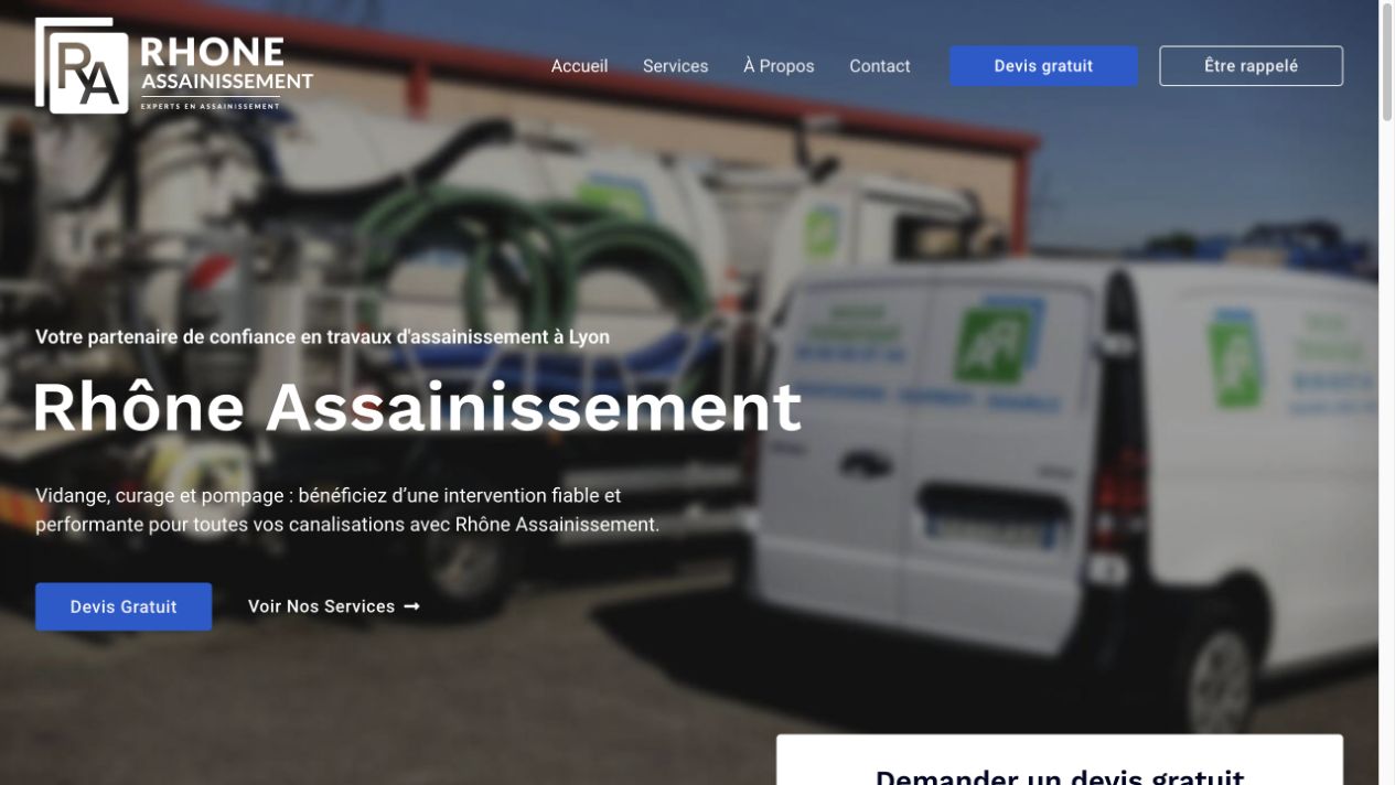 Capture du site de Rhône Assainissement