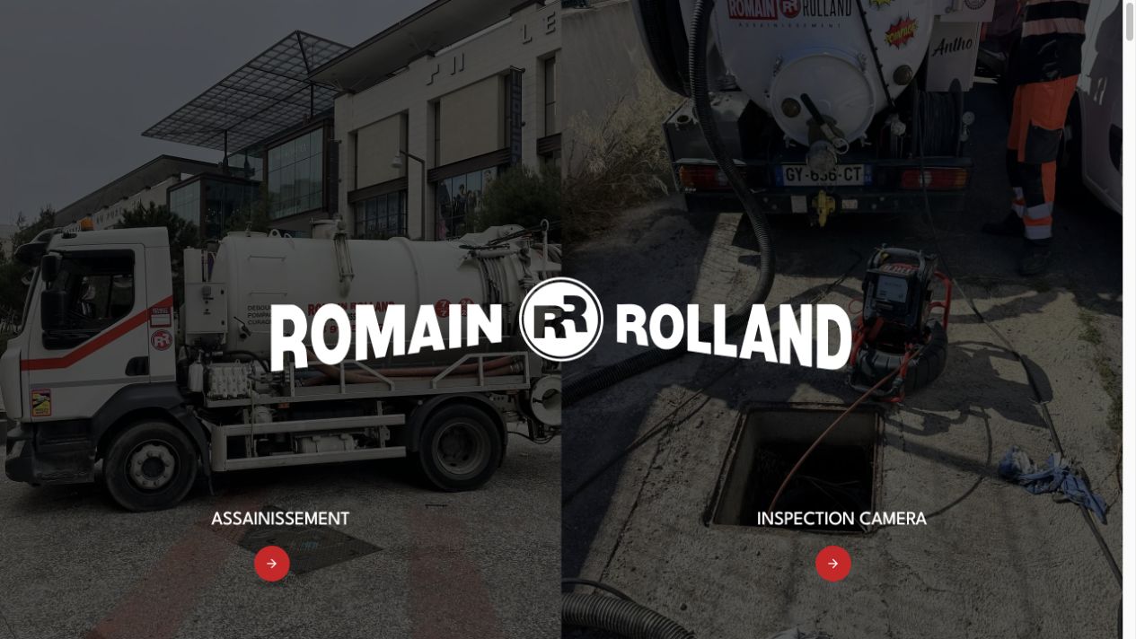 Capture du site de Romain Rolland Assainissement